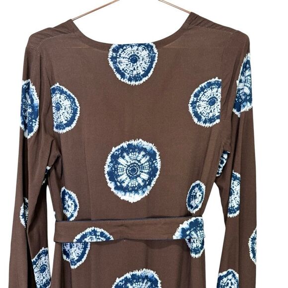 NEW Alexis Shannon Maxi Dress Brown Bell Sleeves Size XS - Picture 7 of 13